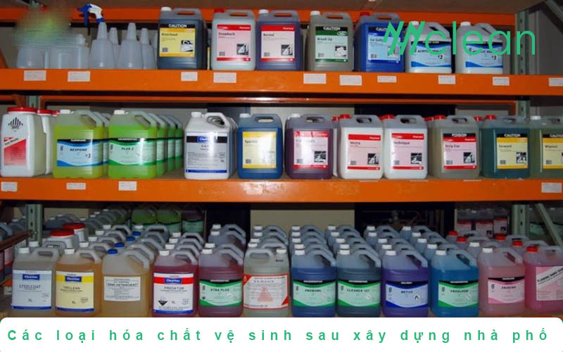 Các hóa chất vệ sinh sau xây dựng nhà phố