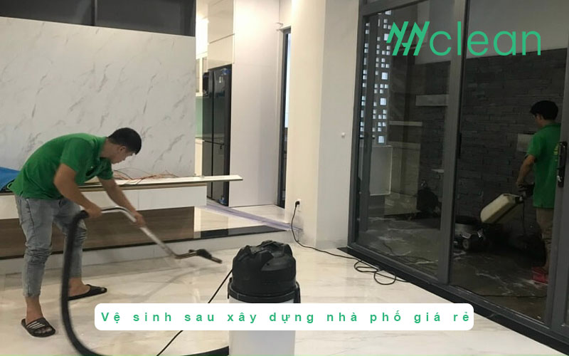 Vệ sinh sau xây dựng nhà phố giá rẻ