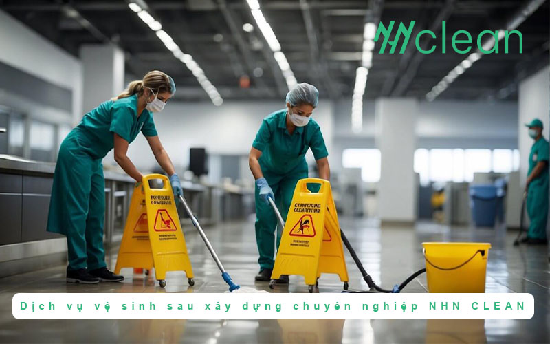 Dịch vụ vệ sinh sau xây dựng chuyên nghiệp NHN CLEAN