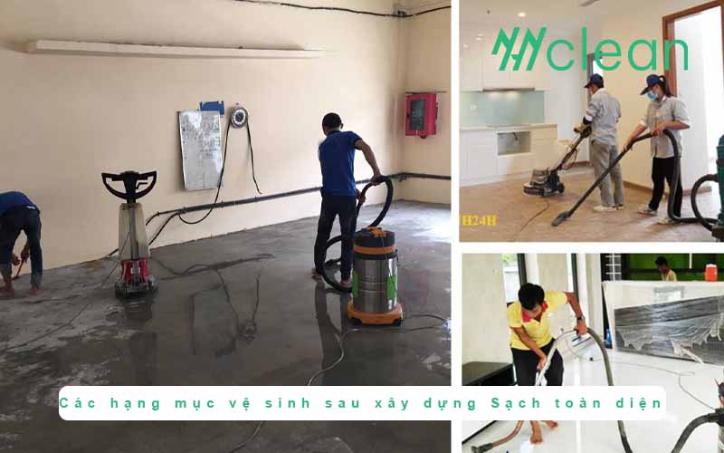 Hạng mục vệ sinh sau xây dựng