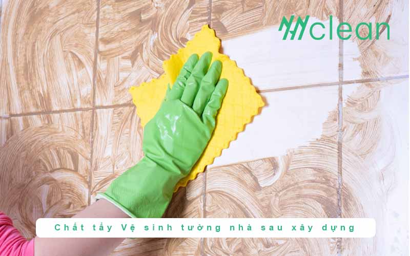 Các loại chất tẩy rửa và dung dịch phù hợp bề mặt tường