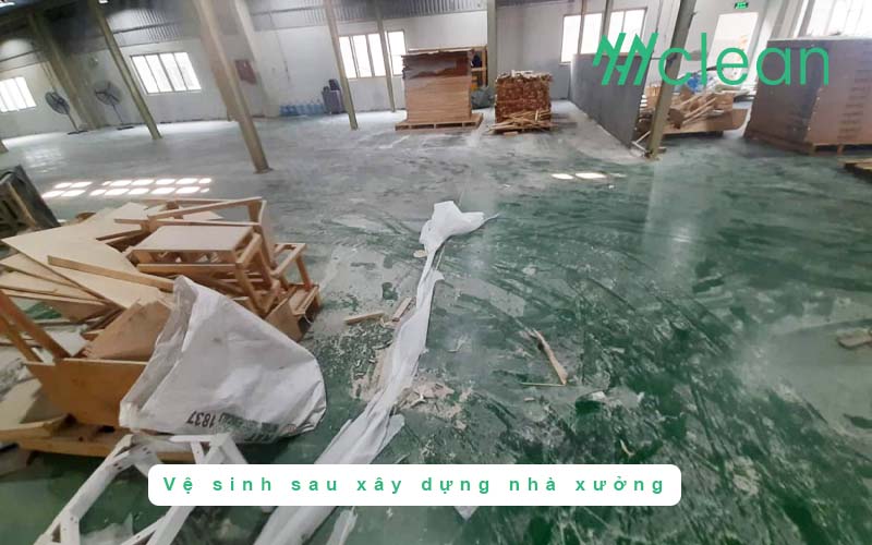 Vệ sinh sau xây dựng nhà xưởng giá tốt