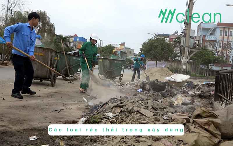 Các loại rác thải trong xây dựng