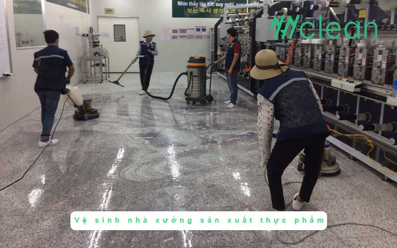 Vệ sinh nhà xưởng sản xuất thực phẩm