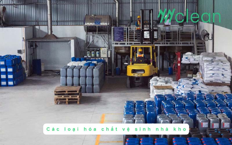 Các loại hóa chất vệ sinh nhà kho