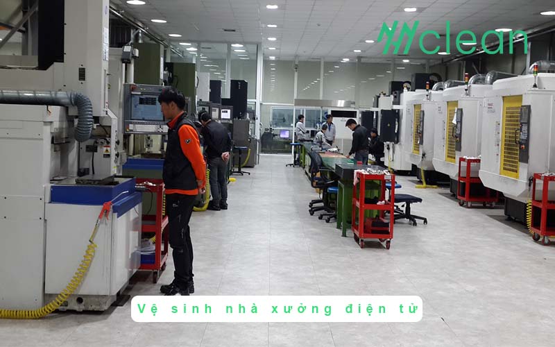 Cách vệ sinh nhà xưởng điện tử