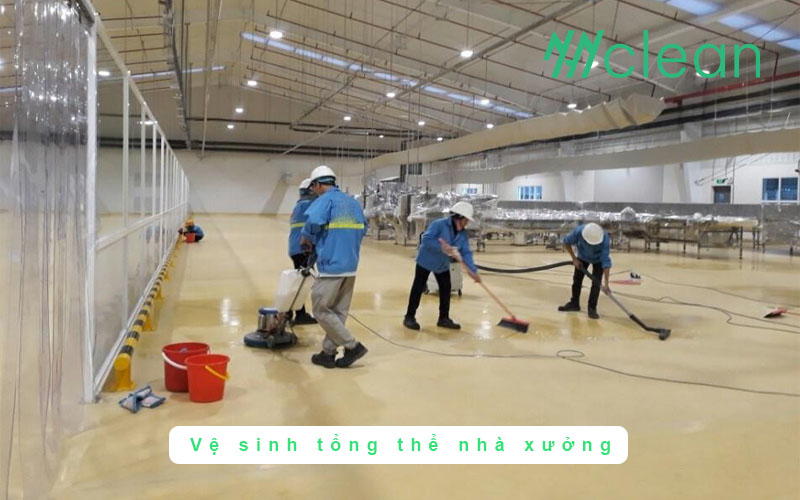 vệ sinh tổng thể nhà xưởng