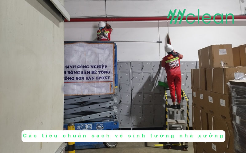 Các tiêu chuẩn sạch khi vệ sinh tường nhà xưởng
